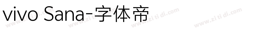 vivo Sana字体转换
